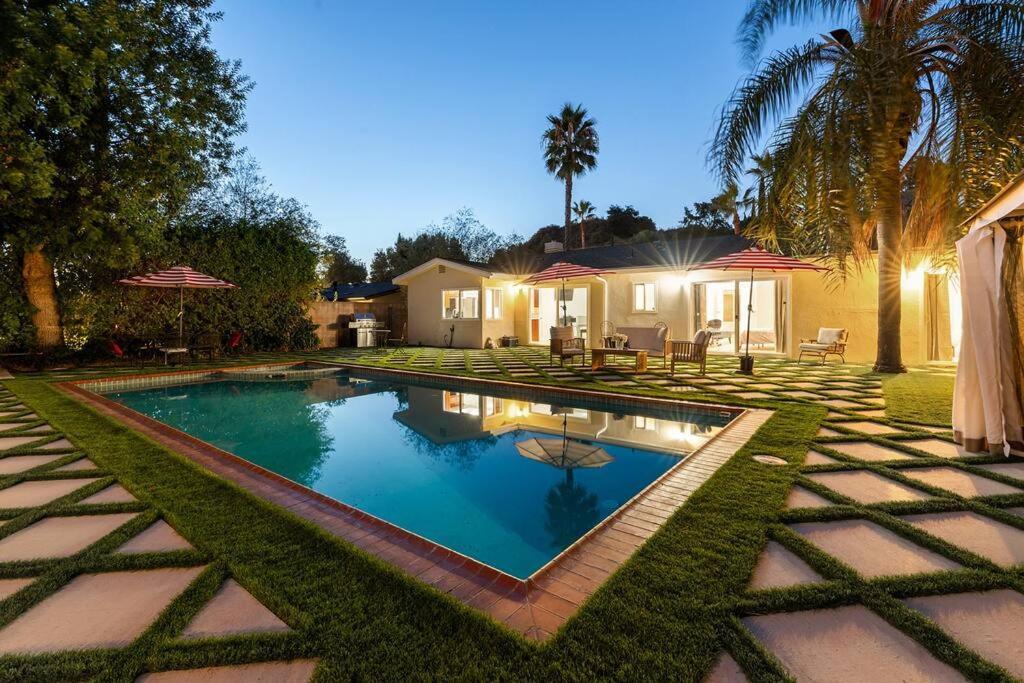 Luxury 4BD in Topanga Oasis with Pool, Spa and Cabana Villa Los Angeles Exterior photo